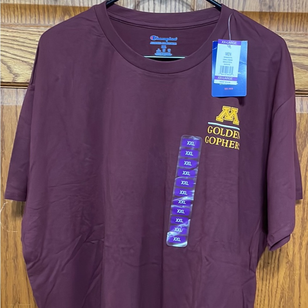 XXL Unisex Champion Maroon Minnesota Gophers Shirt NWT